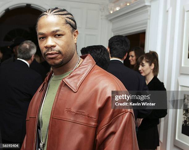 Xzibit Rapper Chain American Cinematheque Globe Party Inside Photos and Premium High Res ...