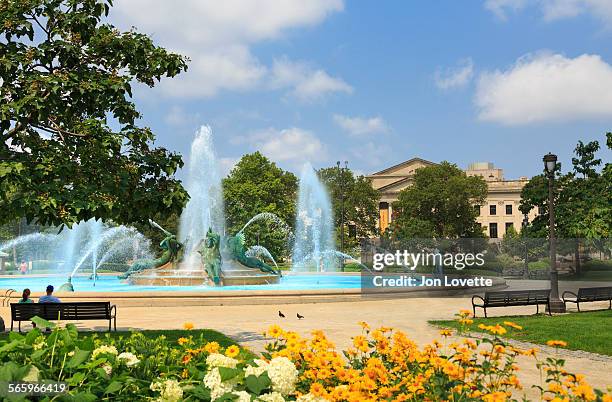 logan circle - swann memorial fountain stock pictures, royalty-free photos & images