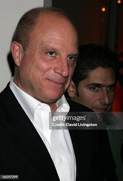 Chairman and CEO of HBO Chris Albrecht and actor Michael Imperioli attend HBO's Annual Pre-Golden Globe Reception at Chateau Marmont on January 14,...