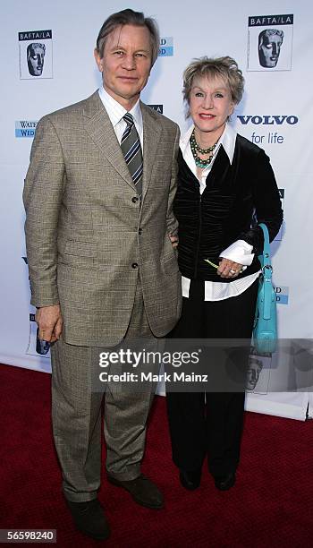 Actor Michael York and his wife Patricia McCallum arrive at the 12th Annual BAFTA/LA Tea Party at the Park Hyatt January 15, 2006 in Century City,...