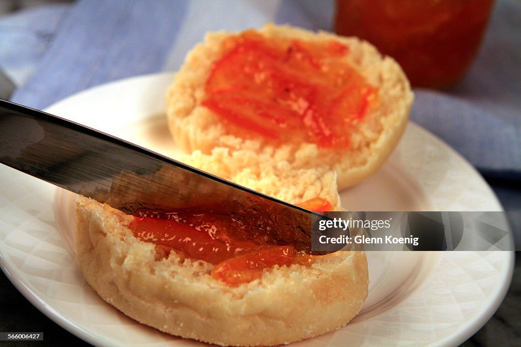 English Muffins with Marmalade was photographed at the Los Angeles ...