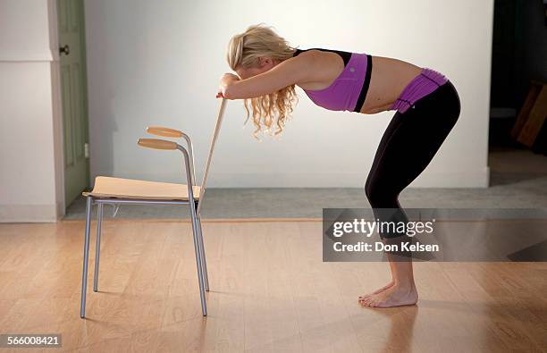   Tracey Mallett demonstrates the Booty lifter .PHOTOGRAPHED TUESDAY FEBRUARY 28, 2012.