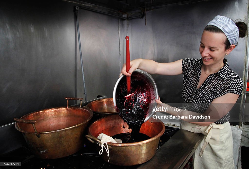 This is for a Calcook story on making jam with Jessica Koslow, owner of Sqirl, July 22, 2013. Here