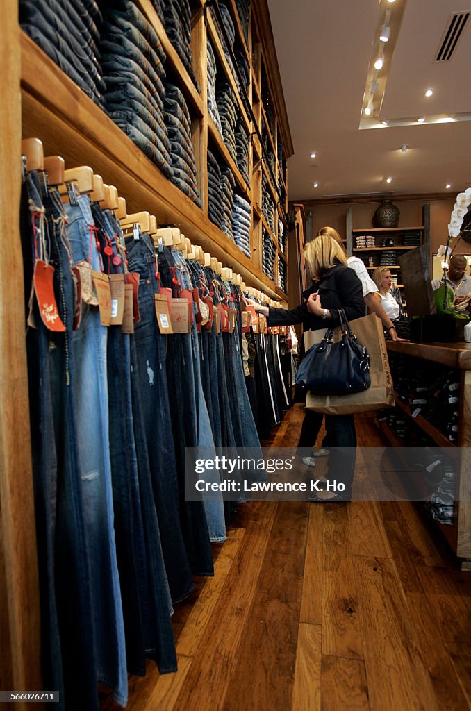 True Religion Jeans opening a new store in the Westfield Shopping center in Century City on Apr. 23