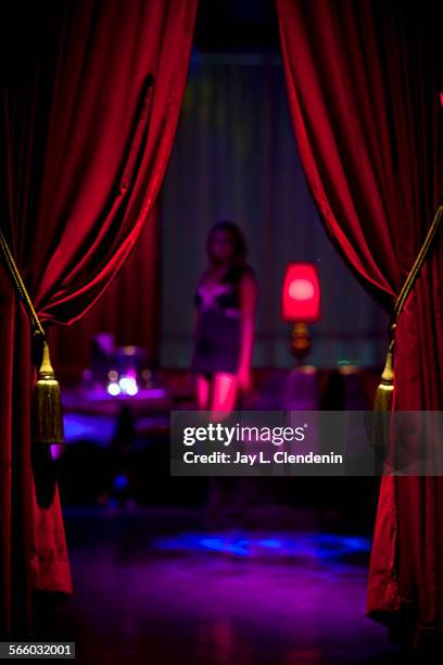 Red curtains mark the entrance to the Hollywood nightclub Drai's, in the W Hotel on Hollywood Boulevard, June 30, 2010.