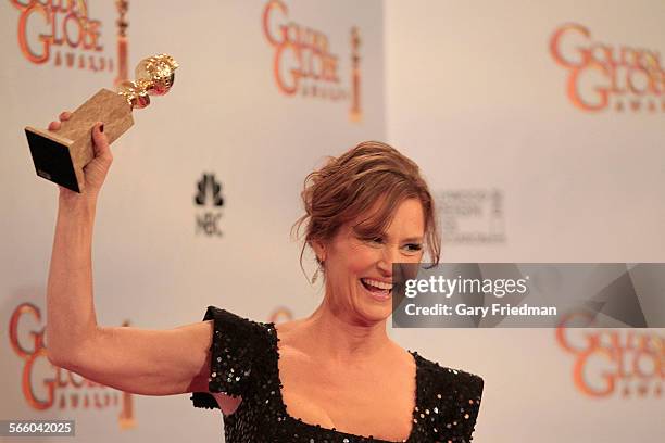 Melissa Leo at the 68th Annual Golden Globe Awards on Sunday, January 16, 2011 at the Beverly Hilton Hotel in Beverly Hills, CA.