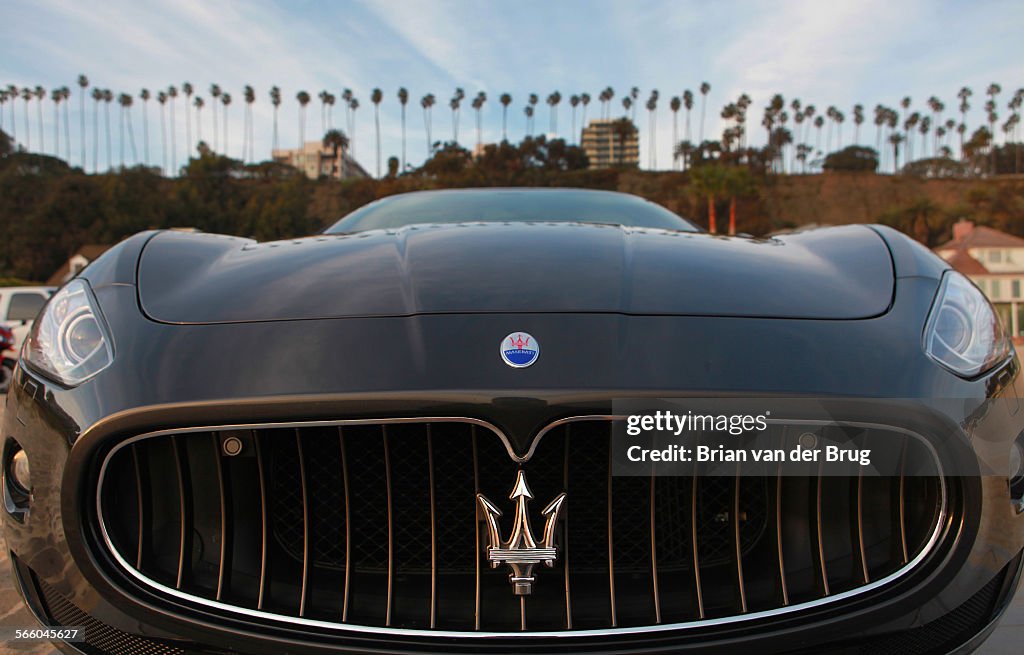 The convex Trident grille on the new Maserati Gran Turismo convertible, Maserati's allnew cabriole