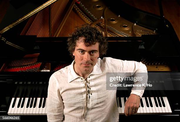 Paul Lewis, the young British pianist who is much talked about because of his elegant Beethoven recordings. He is picture in the Walt Disney Concert...