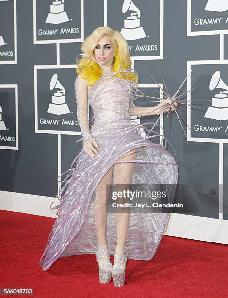 Lady Ga Ga at the 52nd Annual GRAMMY¨ Awards January 31, 2010 at the STAPLES Center in Los Angeles, California.