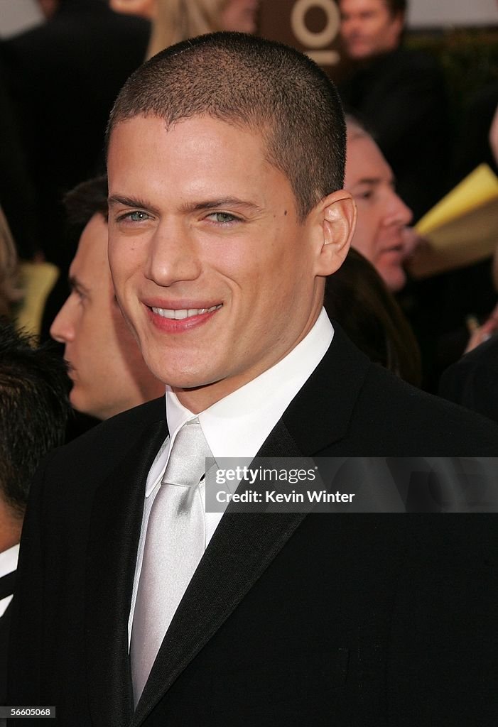 Actor Wentworth Miller arrives to the 63rd Annual Golden Globe Awards Actor Wentworth Miller arrives to the 63rd Annual Golden Globe Awards