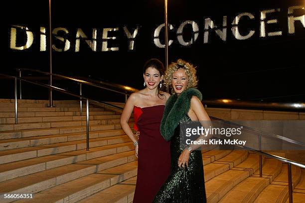 Eloisa Marturen with Julia Trappe attends the Los angeles Philharmonic opening night gala to celebrate music director Gustavo Dudamel and famed...