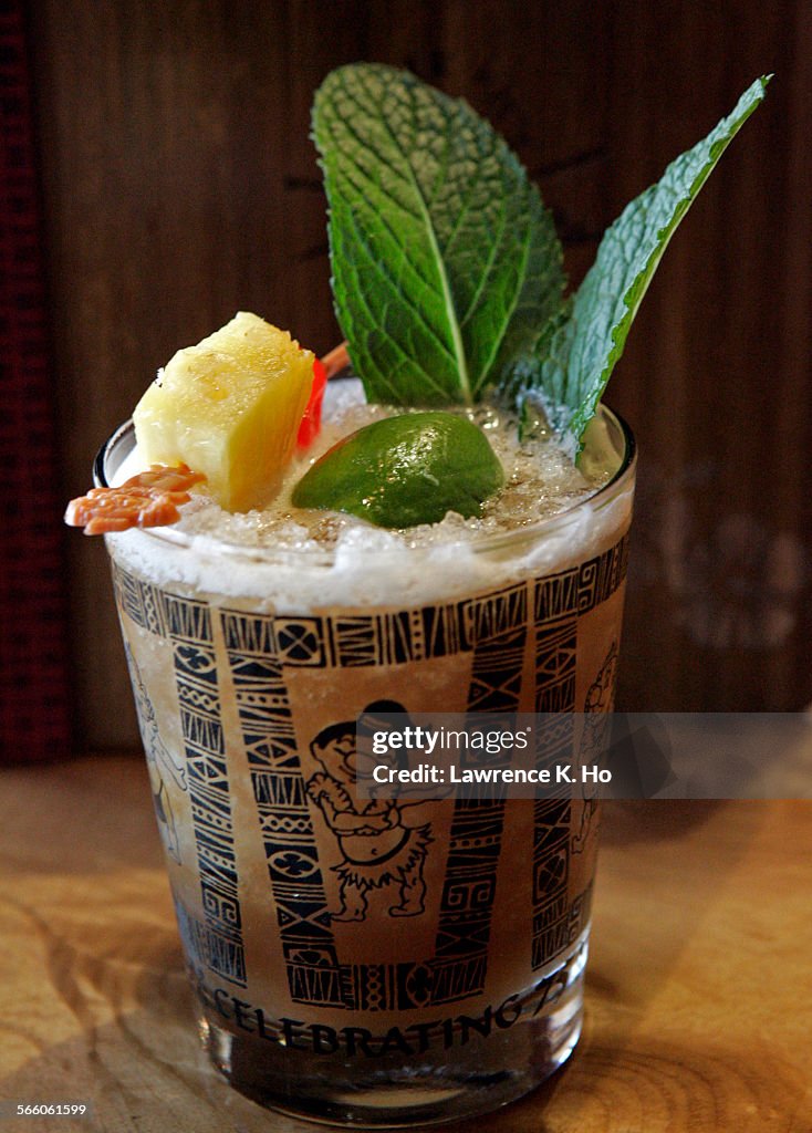 Review of new Trader Vic's location in the L.A. Live entertainment complex. The famous Mai Tai drin