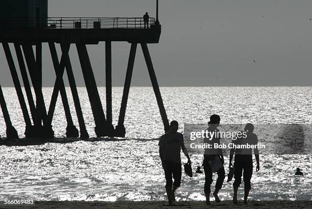 Afternoon scene at Huntington Beach on Tuesday January 27, 2009. A rapidly deteriorating retail market could force Orange County surfwear giant...