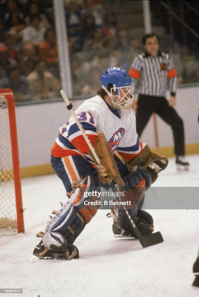 Goalie Billy Smith Of The New York Islanders