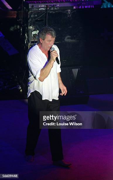 Ian Gillan of Deep Purple performs on stage in concert at The Astoria on January 17, 2006 in London, England.