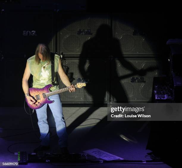 Steve Morse of Deep Purple performs on stage in concert at The Astoria on January 17, 2006 in London, England.