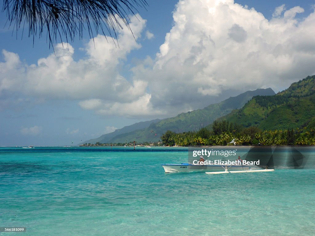 Turquoise waters of Moorea