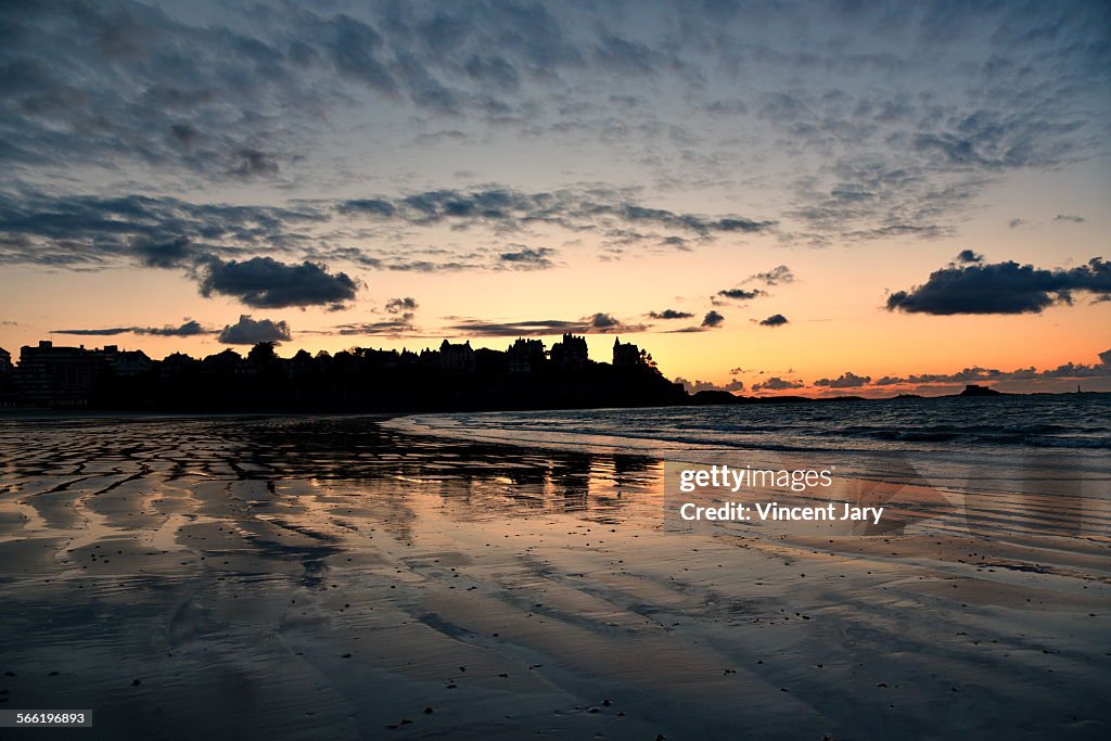 Brittany sunset