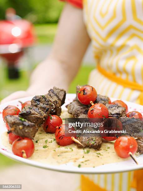 lamb kebob - skewer stock pictures, royalty-free photos & images