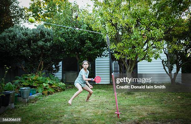 swingball - tether ball stock pictures, royalty-free photos & images