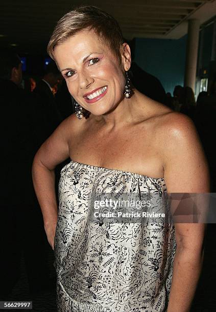 Personality Susie Elelman attends the Australia's largest annual corporate lunch, the Australia Day Lunch, at the Sydney Convention and Exhibition...