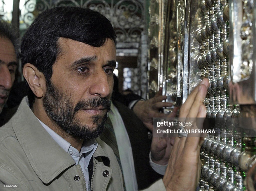 Iranian President Mahmoud Ahmadinejad pr