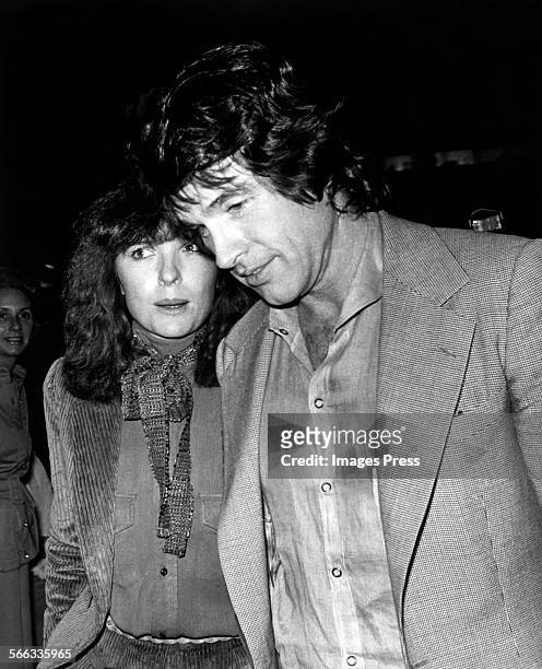 Warren Beatty and Diane Keaton circa 1978 in New York City.