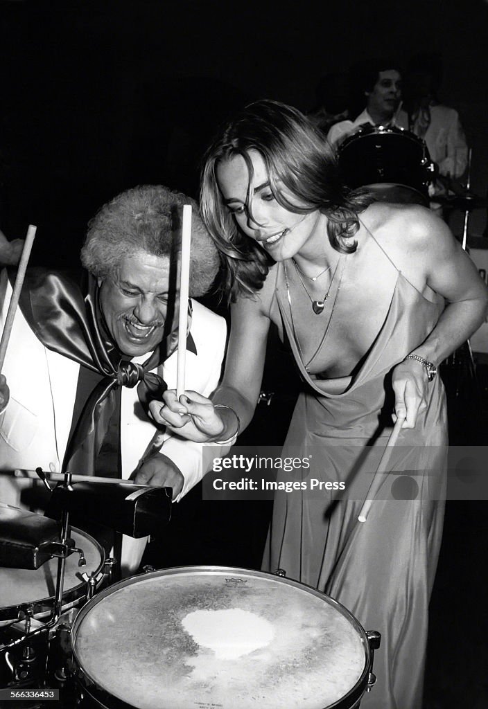 Tito Puente & Margaux Hemingway At Studio 54