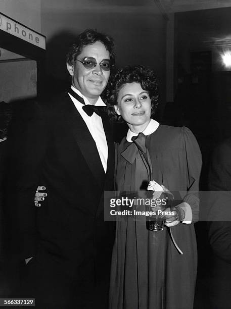 1980s: Raul Julia and Merel Poloway circa 1980s in New York City.