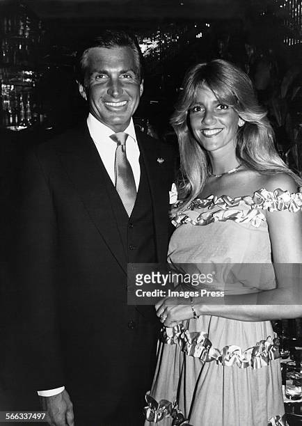 George Hamilton and Liz Treadwell circa 1982 in New York City.