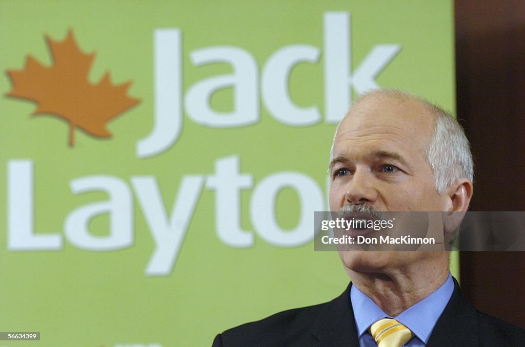 NDP Leader Jack Layton Campaigns