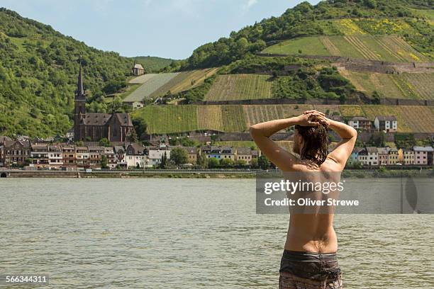 romantic rhine valley - rhine river stock pictures, royalty-free photos & images