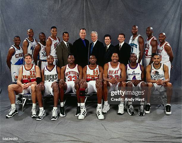 Terrell Brandon, Anfernee Hardaway, Joe Dumars, Scottie Pippen, Alvin Gentry, Doug Collins, Johnny Bach, Glen Rice, Michael Jordan, Tim Hardaway,...