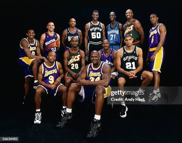 Kobe Bryant, Jason Kidd, Mitch Richmond, David Robinson, Kevin Garnett, Vin Baker, Eddie Jones, Nick Van Exel, Gary Payton, Shaquille O'Neal, Karl...