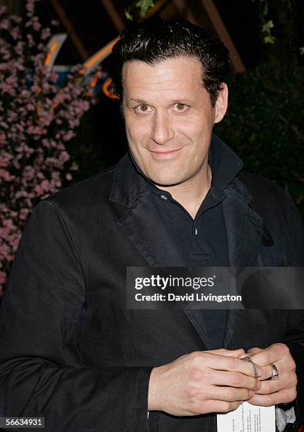Fashion designer and E! host Isaac Mizrahi attends the Weinstein Co. Golden Globe after party held at Trader Vic's on January 16, 2006 in Beverly...