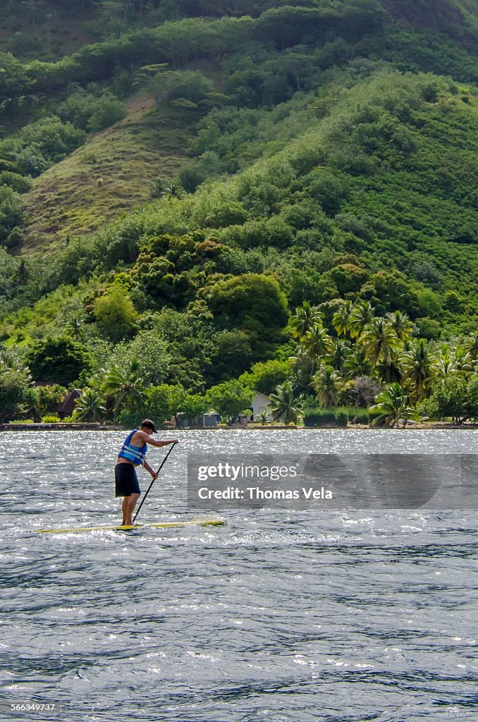 With A Paddle