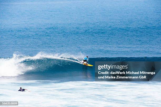 Surfing in Uluwatu