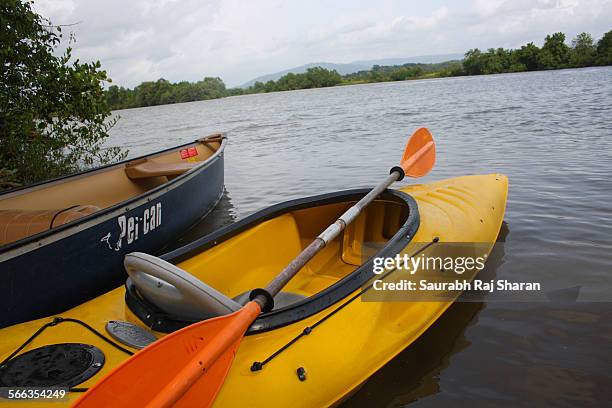 Canoe kayaking in Kali river Karnataka