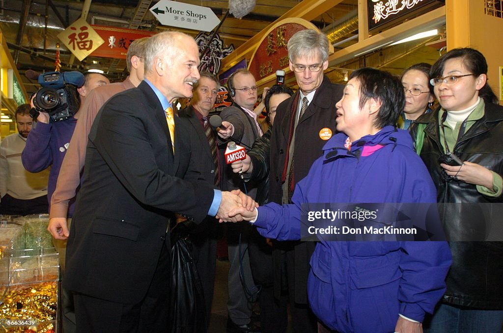 NDP Leader Jack Layton Campaigns