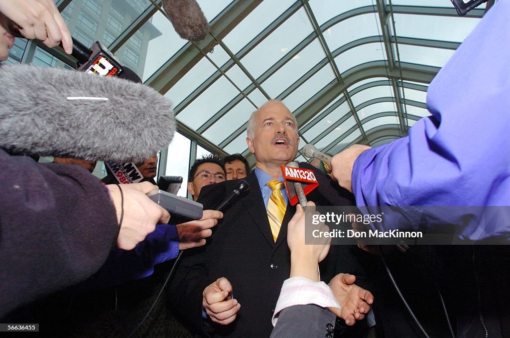 NDP Leader Jack Layton Campaigns