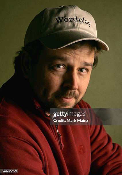 Director Patrick Creadon poses for a portrait at the Getty Images Portrait Studio during the 2006 Sundance Film Festival on January 20, 2006 in Park...