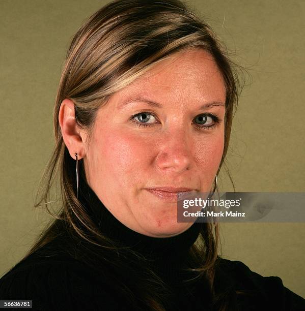 Producer Christine O'Malley poses for a portrait at the Getty Images Portrait Studio during the 2006 Sundance Film Festival on January 20, 2006 in...