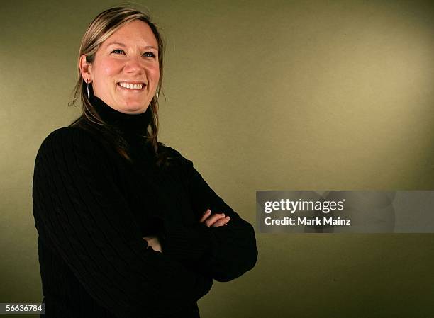 Producer Christine O'Malley poses for a portrait at the Getty Images Portrait Studio during the 2006 Sundance Film Festival on January 20, 2006 in...