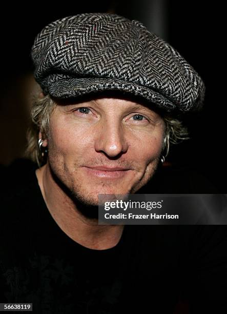 Musician Matt Sorum poses inside at the "All Star Jam Band" at the Forum at the SkiHouse during the 2006 Sundance Film Festival on January 20, 2006...