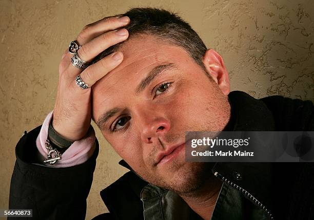 Actor Clayne Crawford poses for a portrait at the Getty Images Portrait Studio during the 2006 Sundance Film Festival on January 20, 2006 in Park...