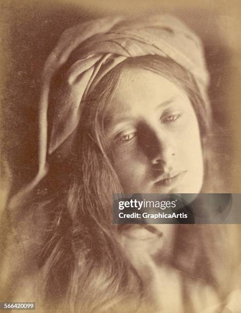 Beatrice by Julia Margaret Cameron ; albumen print, 1866.