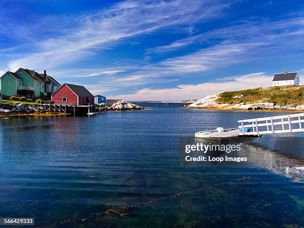 The picturesque fishing village at Peggy's Cove in Nova Scotia.