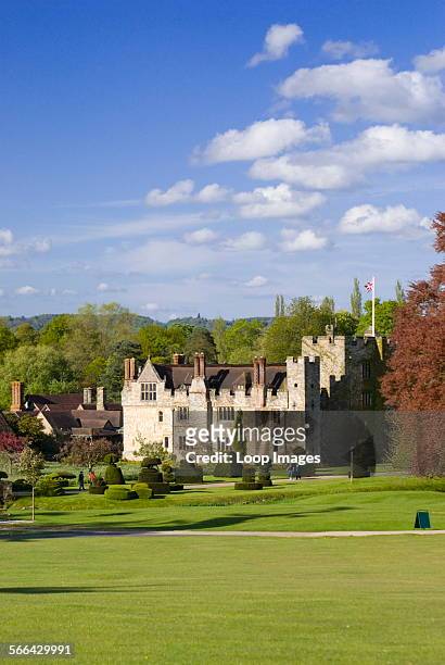 Hever Castle, the childhood home of Anne Boleyn, and gardens.
