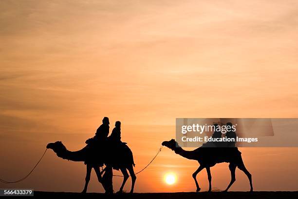 Camel Ride. Jaisalmer. Rajasthan.