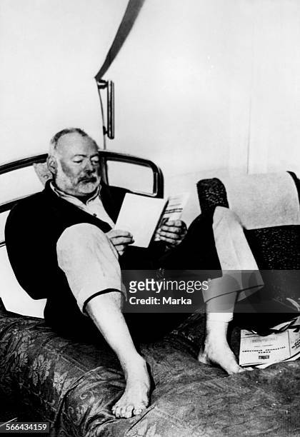 Ernest Hemingway. 1950.